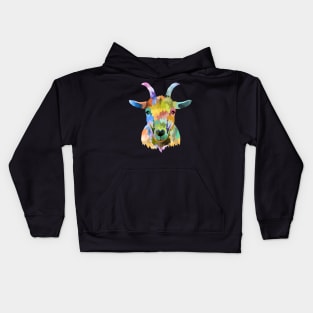 Colorful Goat Kids Hoodie